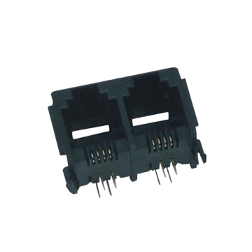 RJ11 Jack side input painel Full Plastic 1X2P