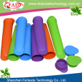 Conjunto de 4 moldes de picolé de silicone premium