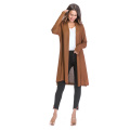 Fancy Knitted Hollow Out Solid Color Shawl Coat