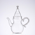 glass bottle china tea set glass custom water bottle glass tea pot with strainer
