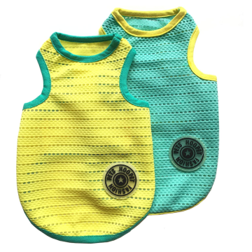 2 Pcs Pet Dogs Breathable Mesh Tank Top