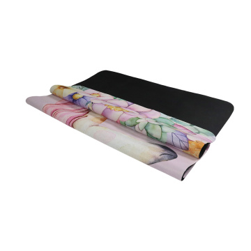 MELORS Hot Selling Printed Professional suede Yoga Mat