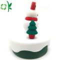 Christmas Mug Silicone Leak-Proof Cup Lid Coffee Mug