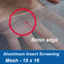18X16mesh ventana de aluminio de detección de insectos