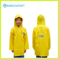 Impermeable PVC amarillo ropa de lluvia para niños