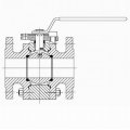 Robinet à boisseau sphérique en acier inoxydable