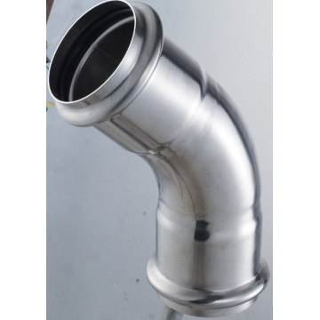 18 * 18 En 316L Pipe Fitting Bend 45 Grado