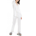 Long Sleeve 19Momme Mulberry Silk Sleepwear Pajamas Set