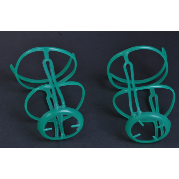 stereoscopic plastic hanger for glass bottle