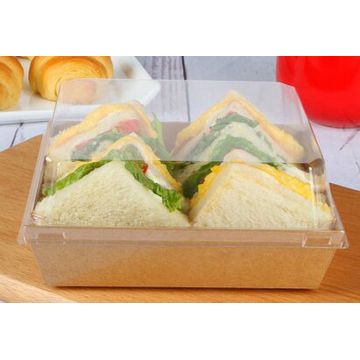 China Wholesale Brown Kraft Paper Standard Sandwich Packaging Box