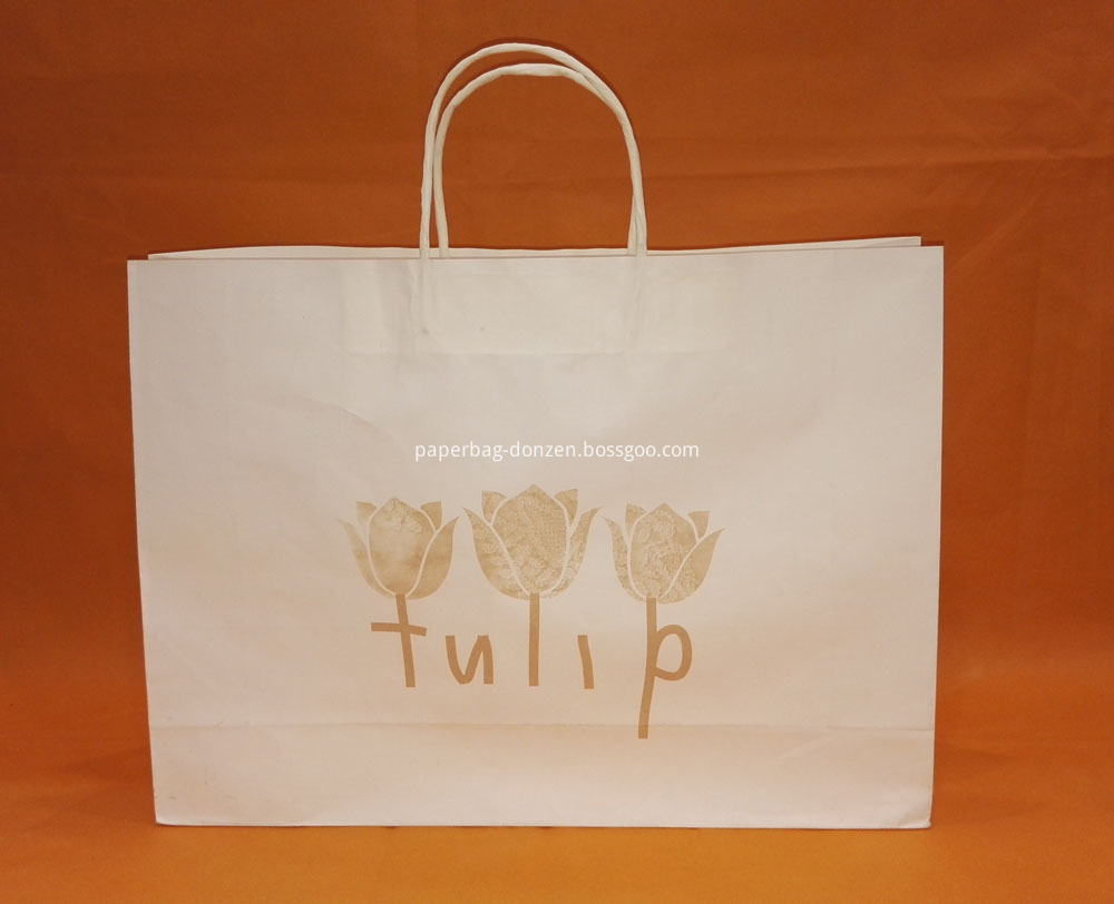 Print Kraft Paper Bags With Flower