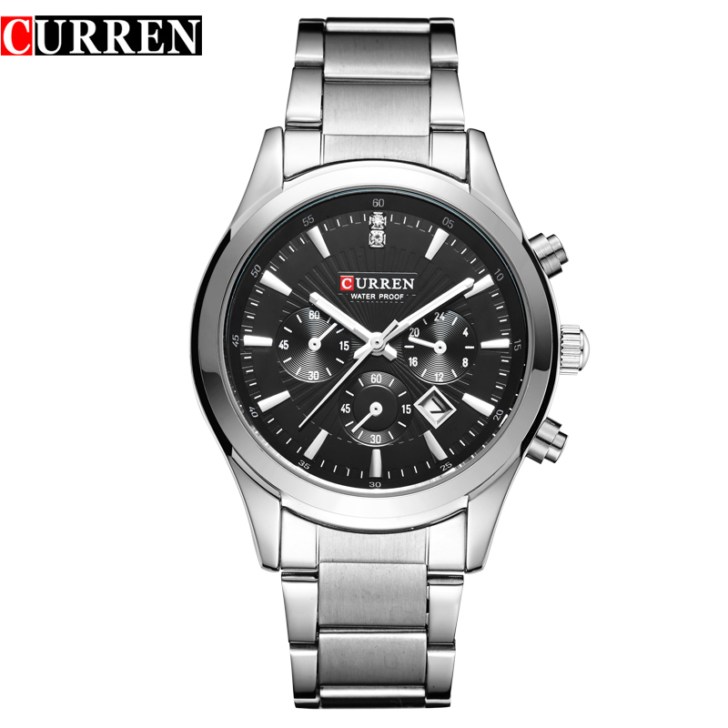 Stainless Steel Luxury Brand Business Watches Men