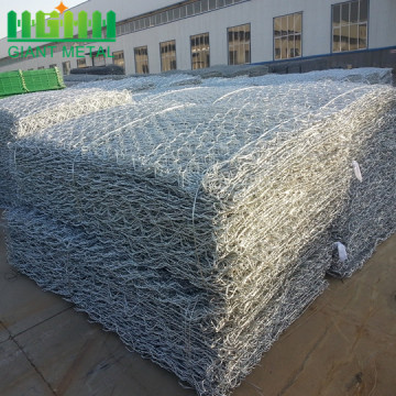 Cesta hexagonal galvanizada sumergida caliente de Gabion de la malla de alambre