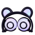 LED Light Panda Ear Headset Mobile Wireless Headphone