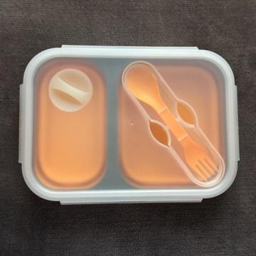 Caja bento de silicona de grado alimenticio