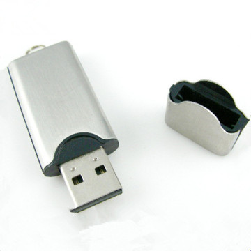 OEM logotipo personalizado Ssmile cara Metal Flash Drive