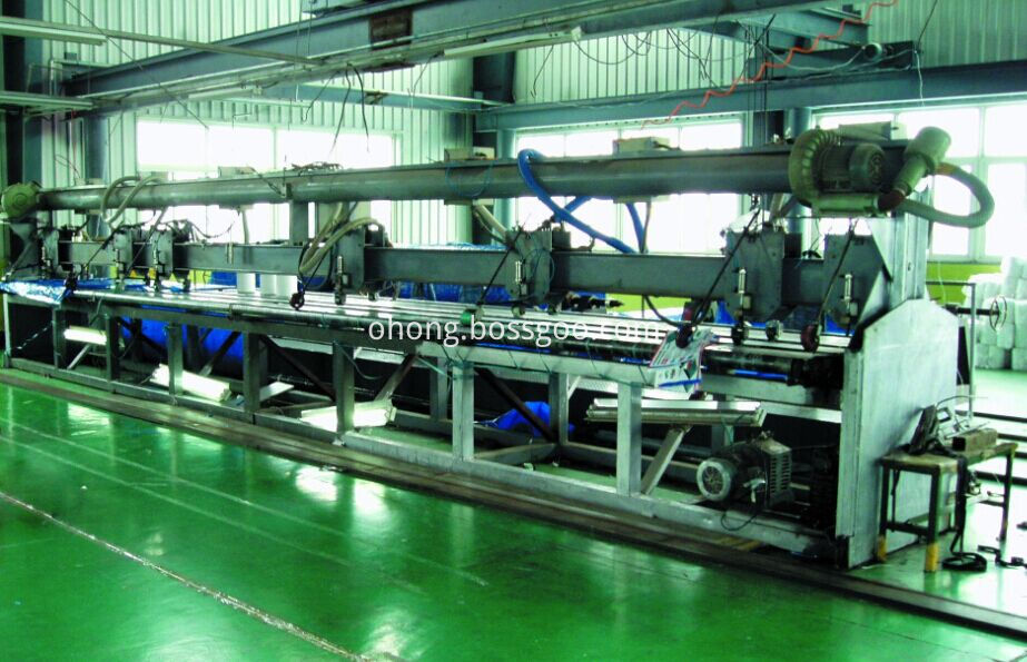 PE tarpaulin machine