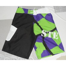 Venda quente praia desgaste 100% poliéster impermeável bordo shorts, shorts de praia de alta qualidade