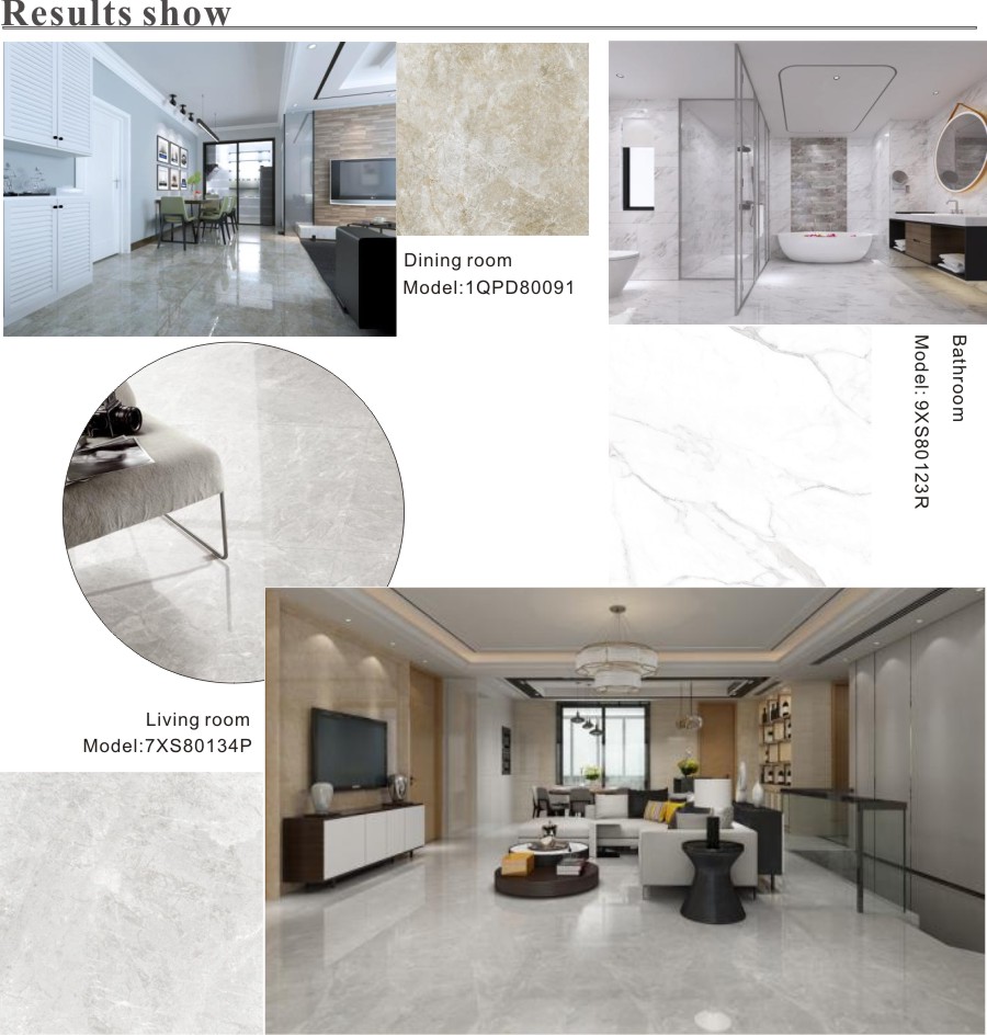 white gloss marble effect tiles