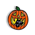 Metal enamel mask pin for carnival Halloween