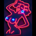 LADY & Girl LED NEON ILLUMINATED SIGNAGE