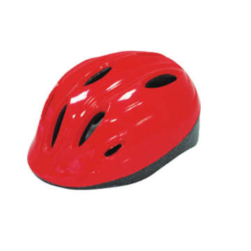 Casques de vélo de couleur unie brillant