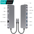 13in1 Multifunktions USB C Hubs Docking Station