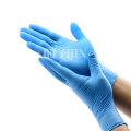 Blue disposable gloves nitrile