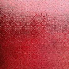 4mm 5mm Red Flora Figured/Patterned Glass