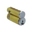 Removable Large Format Interchangeable Brass Lock Cylinder