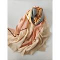 Eueopen Style Men's Scarf Print Wool Scarf Shawl