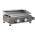 Propane Gas Griddle 2 Burner with Seasoning Box