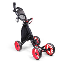 Neuer 4 Rad Golf Push Cart Golftrolley