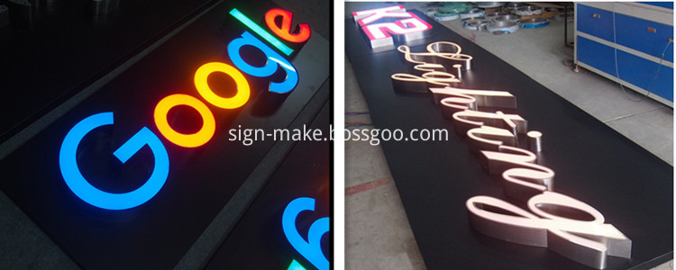 Metal Letters with Led