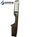 Galvanized zamak door handle die-cast