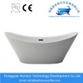 Seamless hydraulic standing bathtub with Drain