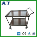 Stainless steel medical instrumental trolley