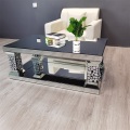 modern home furniture mirrored coffee table