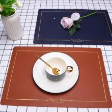 Nordic style PVC wholesale leather table placemats