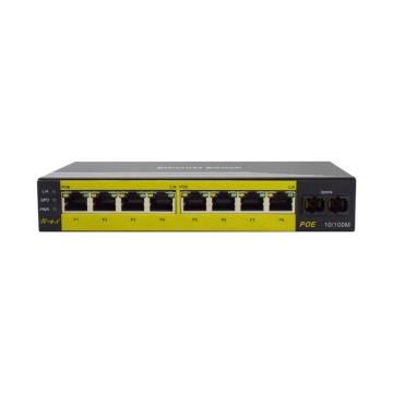 9 Ports 10/100M Unmanaged Power Over Ethernet Switch