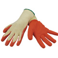 White Cotton Work Gloves Coated with Latex