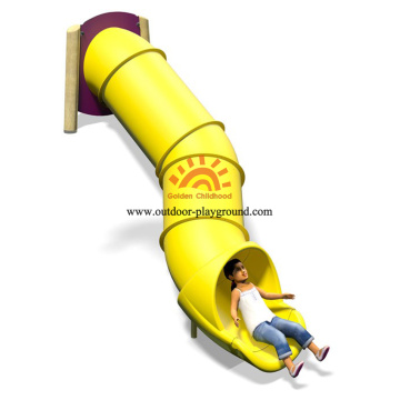 Outdoor Plastic Tube Slide For Amusement Park