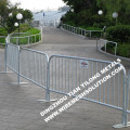 Crowd Control Barrier aus feuerverzinktem Metall