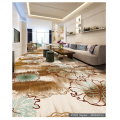 Luxury Living Room Crystal 550G Printed Floor Carpet