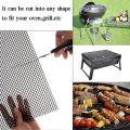 Customized fireproof outdoor BBQ mesh grill mat