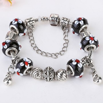 most popular products DIY Jewelry,charm Glass beads bracelet