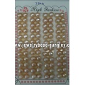 Half drilled pearl AAA grade 7mm, pink