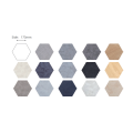 3mm Hexagon Stone Design LVT Vinyl Plancher Tile