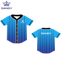 Camisa de beisebol de malha barata personalizada