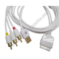 TV RCA vidéo Composite AV Cable + USB pour Apple iPad 2 iPhone